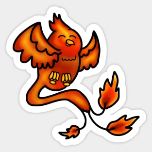 Chibi Phoenix 2 Sticker